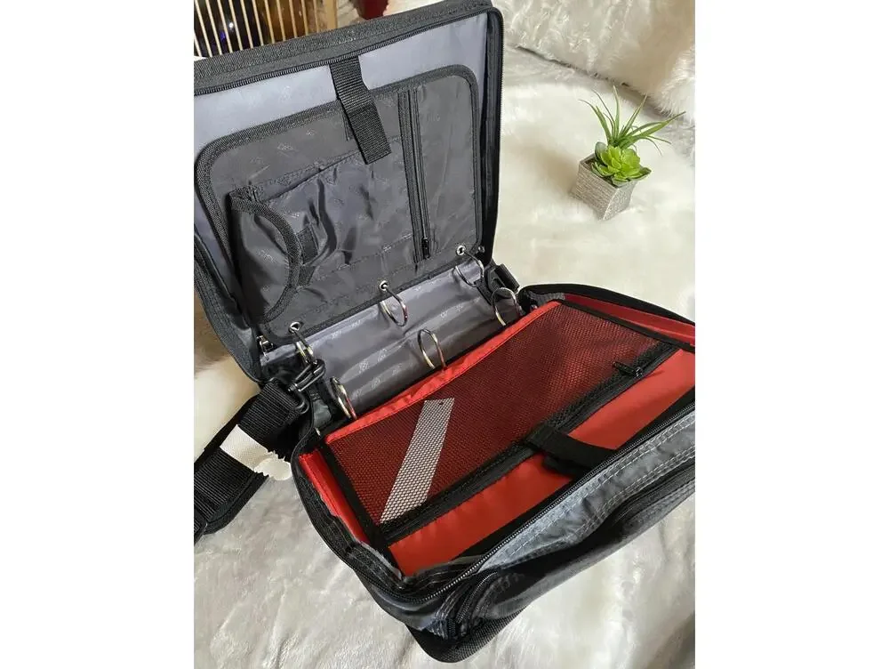 Case It The Dual 2.0 2-in-1 Dual Ring Binder with Zippered Organizer